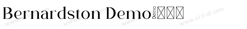 Bernardston Demo字体转换